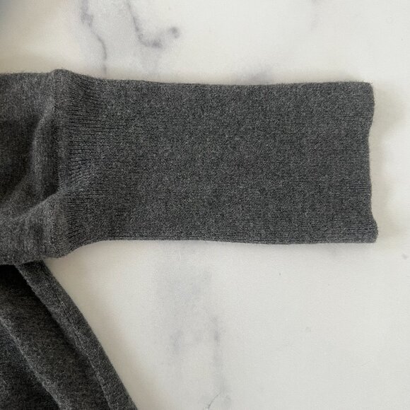 Eileen Fisher Viscose Jersey Mock Neck Tunic Top, Ash Gray, Size XS - Picture 5 of 8